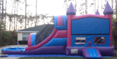 Purple Pink Castle Water Slip-n-Slide in Daytona Beach, FL