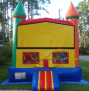 Rainbow Module Castle bounce house rental in Daytona Beach, FL
