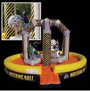 Wrecking Ball Interactive inflatable party game rental in Daytona Beach
